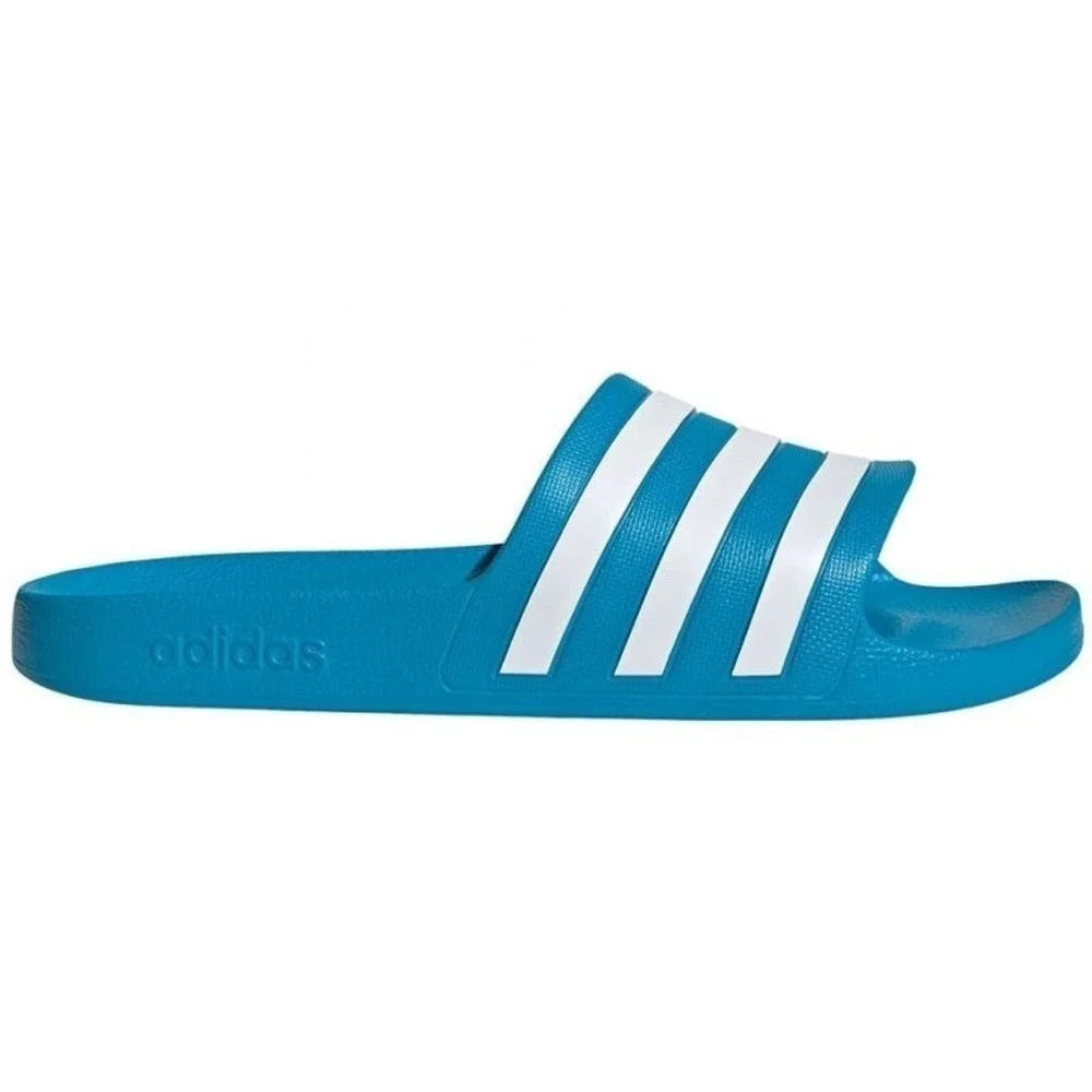Adidas FY8047 Solar Blue Adilette Aqua Slide New with Tags Men's Size 11 Sandals